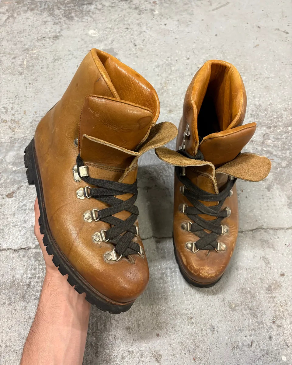 Vibram High Brown Leather Daily Mountain Boots TSTlFol 0