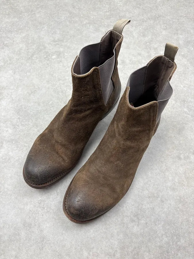 GoodYear The Last Conspiracy Brown Suede Leather Boots vLUXdnO 2