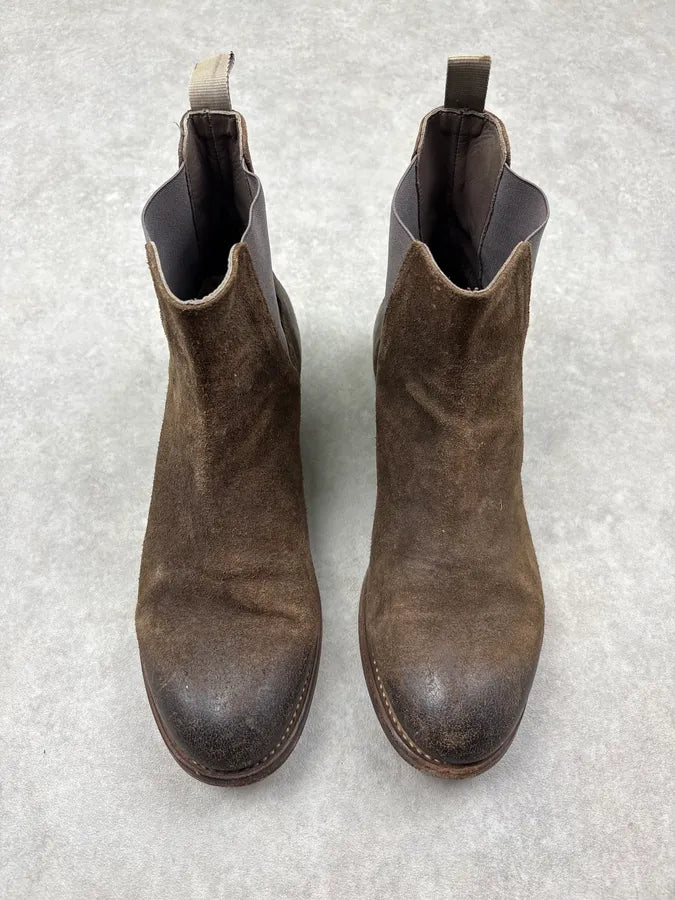 GoodYear The Last Conspiracy Brown Suede Leather Boots vLUXdnO 1