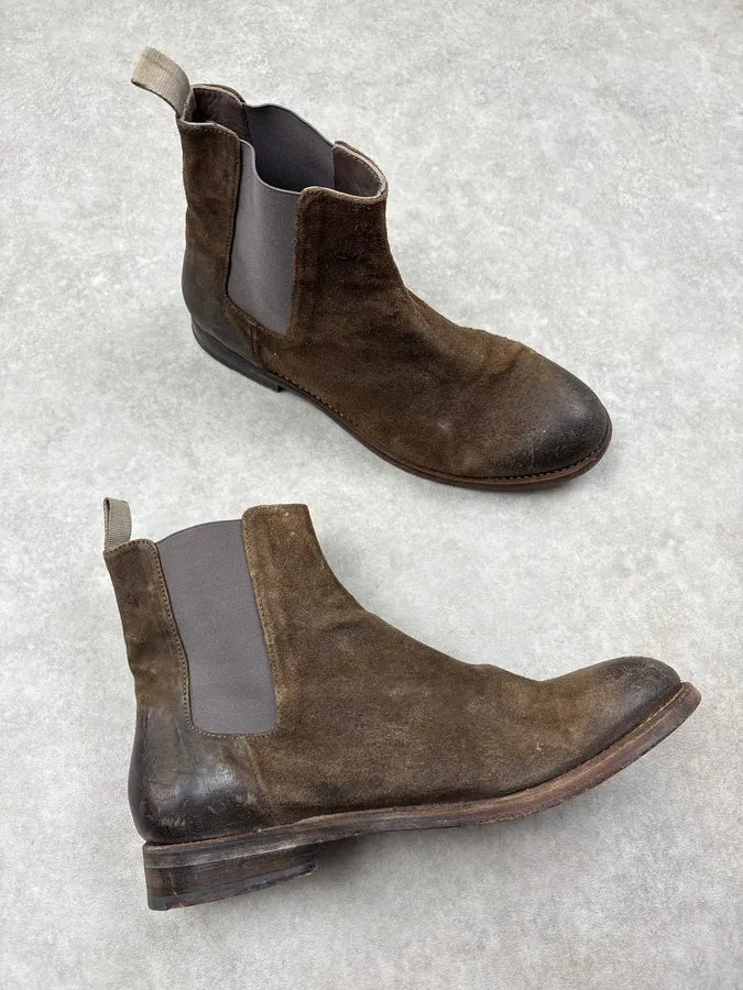 GoodYear The Last Conspiracy Brown Suede Leather Boots vLUXdnO 4