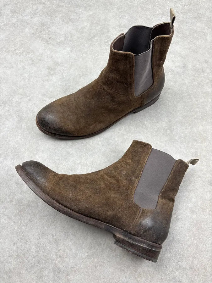 GoodYear The Last Conspiracy Brown Suede Leather Boots vLUXdnO 5