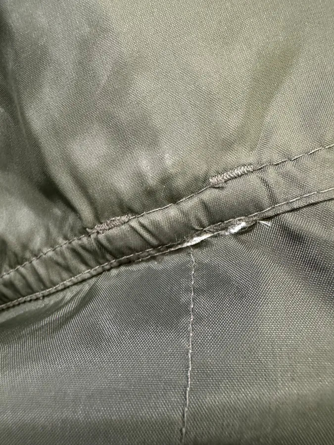 Vintage Dark Green Multi Zip Trench Jacket AJvNLSi 9