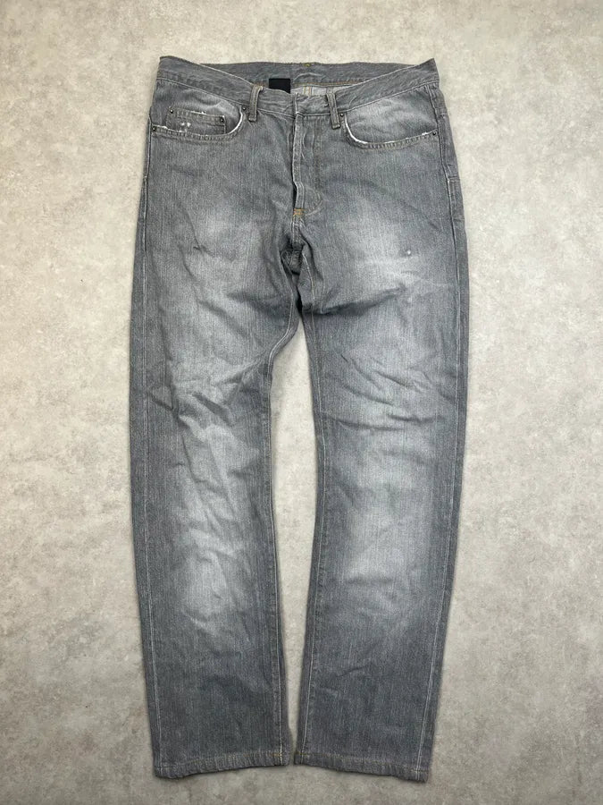 2010s Dior Grey Denim Washed Jeans by Kris Van Assche rYqudTe 0