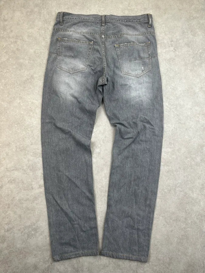 2010s Dior Grey Denim Washed Jeans by Kris Van Assche rYqudTe 4