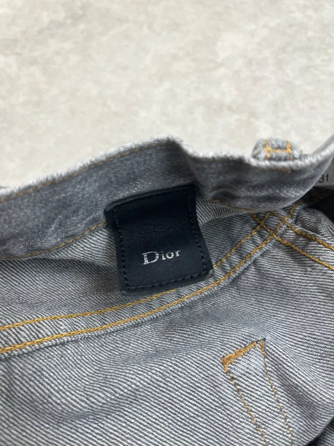 2010s Dior Grey Denim Washed Jeans by Kris Van Assche rYqudTe 10