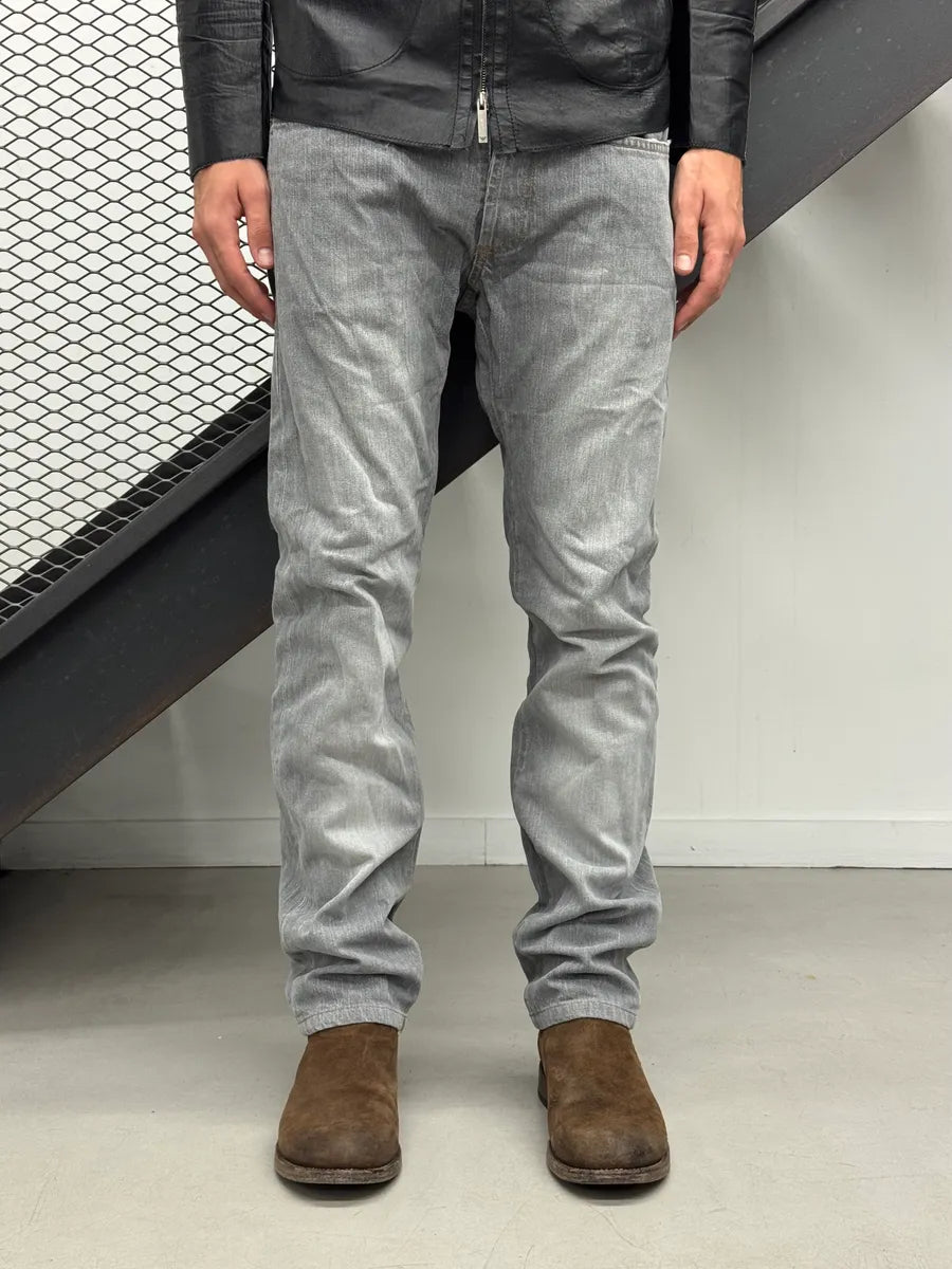 2010s Dior Grey Denim Washed Jeans by Kris Van Assche rYqudTe 1
