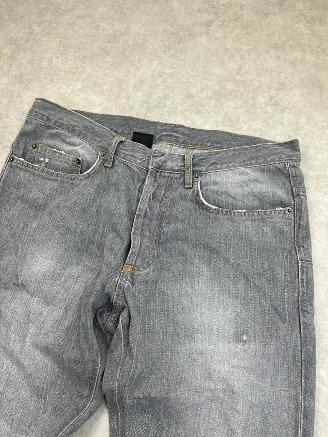 2010s Dior Grey Denim Washed Jeans by Kris Van Assche rYqudTe 5
