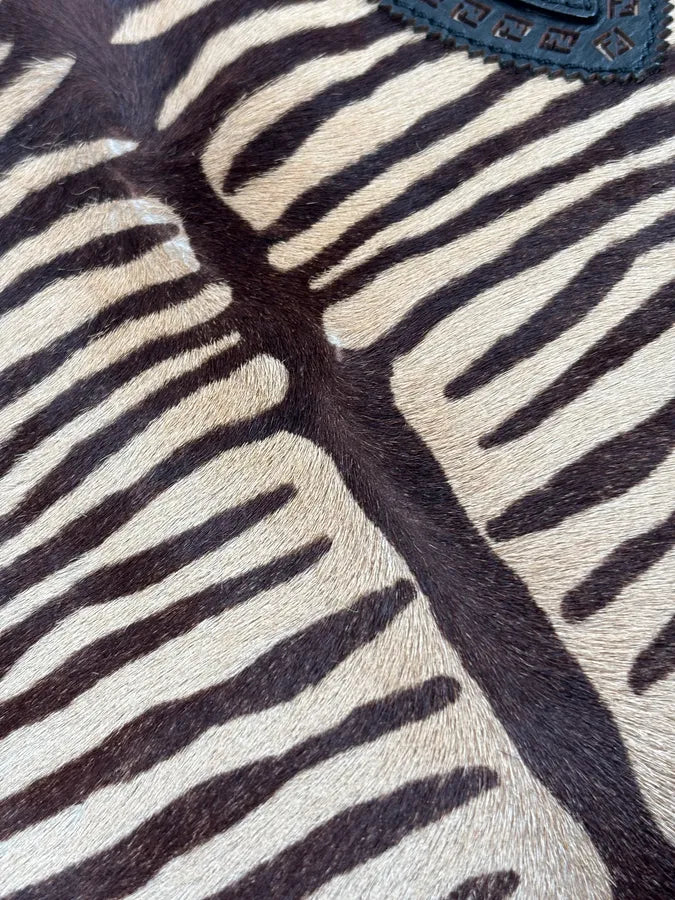 SS2006 Fendi de Jour Beige Pony Hair Leather Zebra Handle Bag mgzeYhu 8