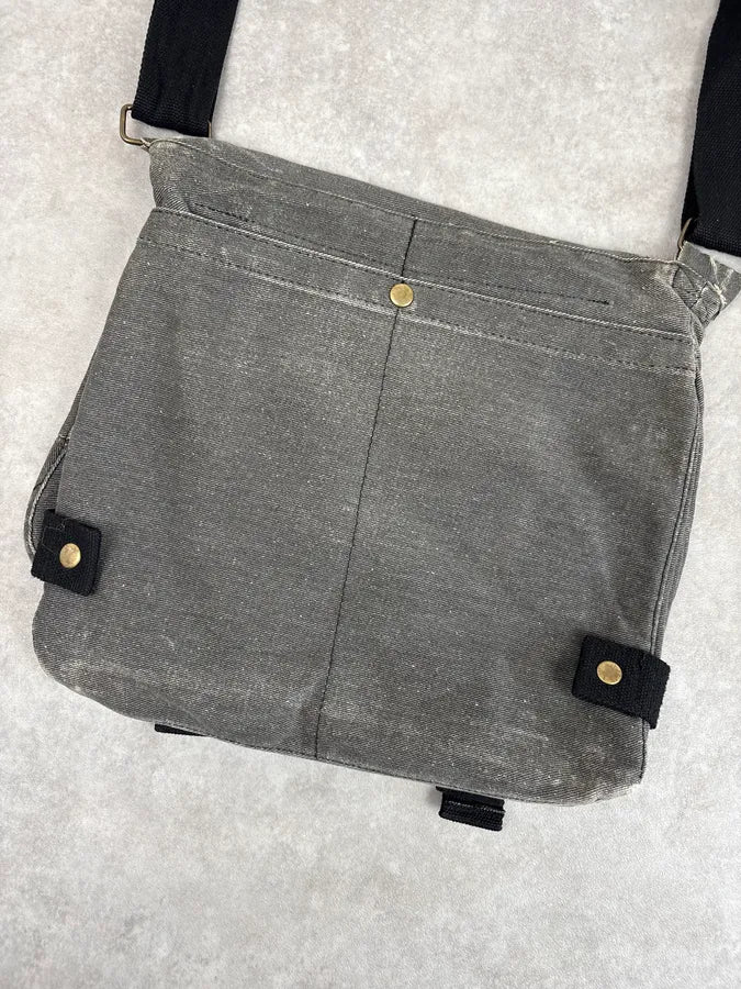 Vintage Grey Denim Sex Pistols Patch Messenger Bag HloRkVG 6