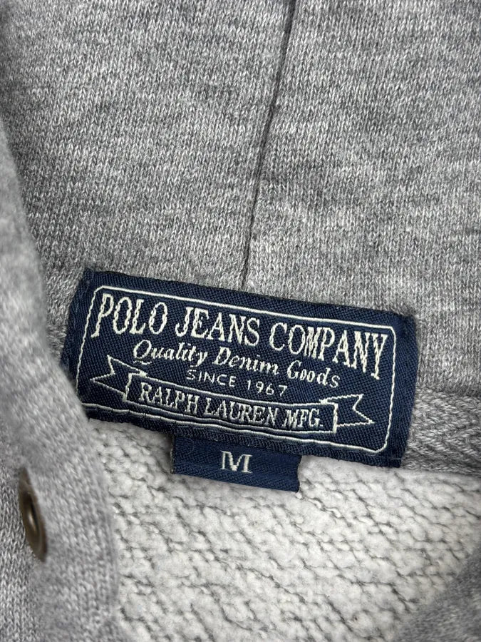 2010s Ralph Lauren Grey American Flag Hoodie qrpWlWI 7