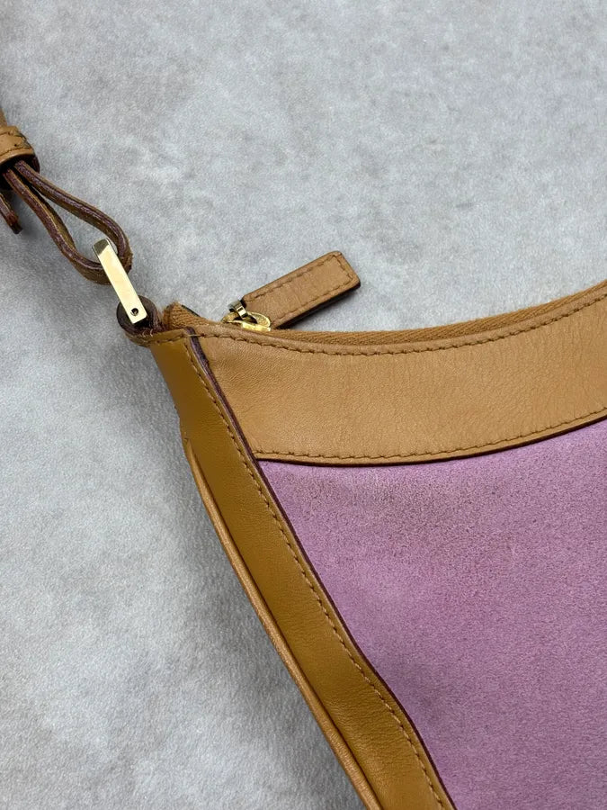 1990s Gucci Pink Lilac Suede Jackie Shoulder Bag xFfFrox 8