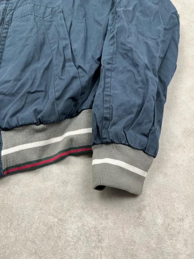 SS2009 Gucci Navy Harrington Jacket by Frida Giannini WKfhxmi 7