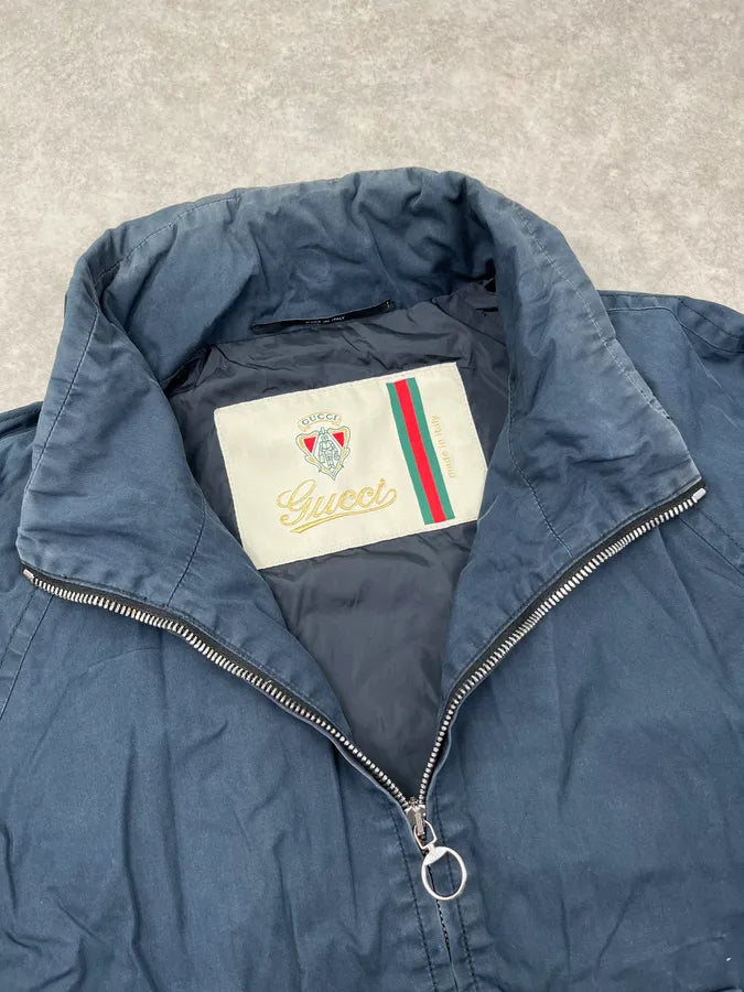 SS2009 Gucci Navy Harrington Jacket by Frida Giannini WKfhxmi 5