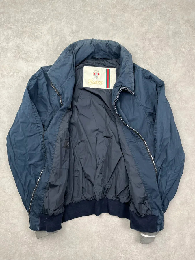 SS2009 Gucci Navy Harrington Jacket by Frida Giannini WKfhxmi 4
