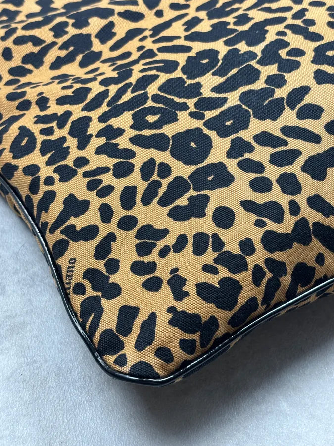 SS2012 John Galliano Canvas Leopard Handle Bag nvUfiOB 9