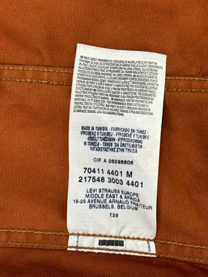 Levis Brown Waxed Biker Denim Jacket fTyMNnp 10