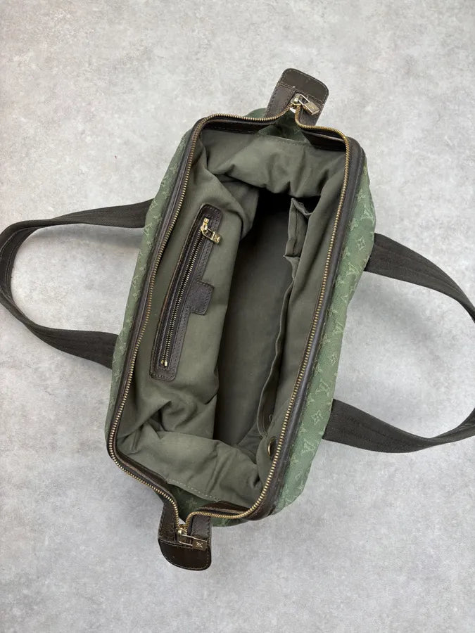 2000s Louis Vuitton Olive Monogram Josephine Canvas Handle Bag cCaLpfW 13
