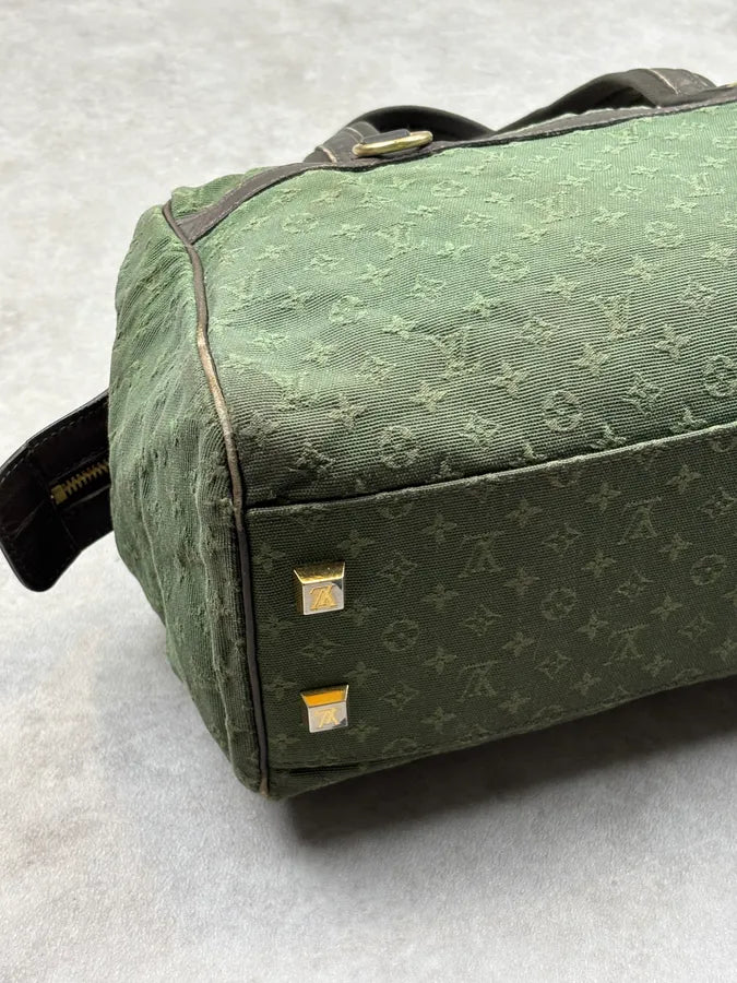 2000s Louis Vuitton Olive Monogram Josephine Canvas Handle Bag cCaLpfW 7
