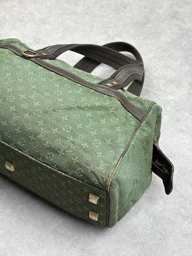 2000s Louis Vuitton Olive Monogram Josephine Canvas Handle Bag cCaLpfW 6