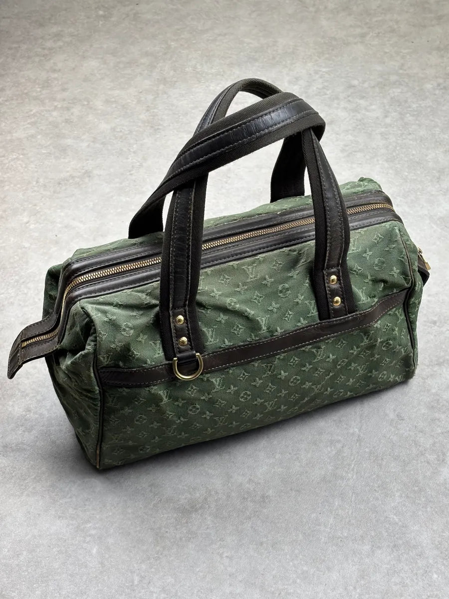 2000s Louis Vuitton Olive Monogram Josephine Canvas Handle Bag cCaLpfW 0