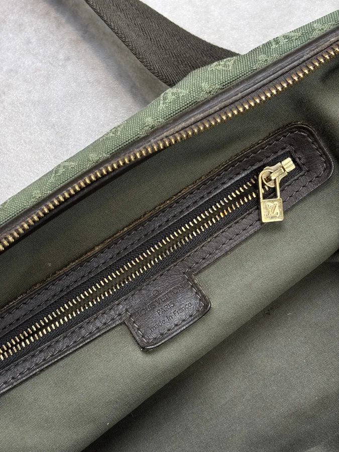 2000s Louis Vuitton Olive Monogram Josephine Canvas Handle Bag cCaLpfW 14