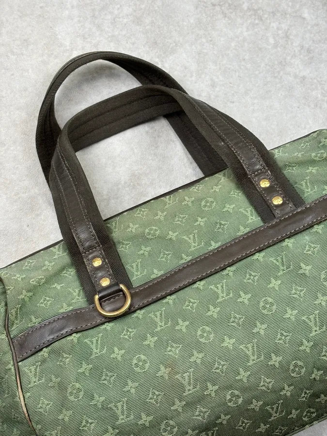 2000s Louis Vuitton Olive Monogram Josephine Canvas Handle Bag cCaLpfW 11