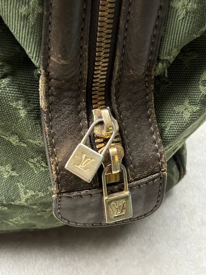 2000s Louis Vuitton Olive Monogram Josephine Canvas Handle Bag cCaLpfW 10
