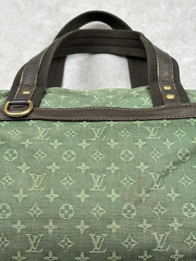 2000s Louis Vuitton Olive Monogram Josephine Canvas Handle Bag cCaLpfW 5