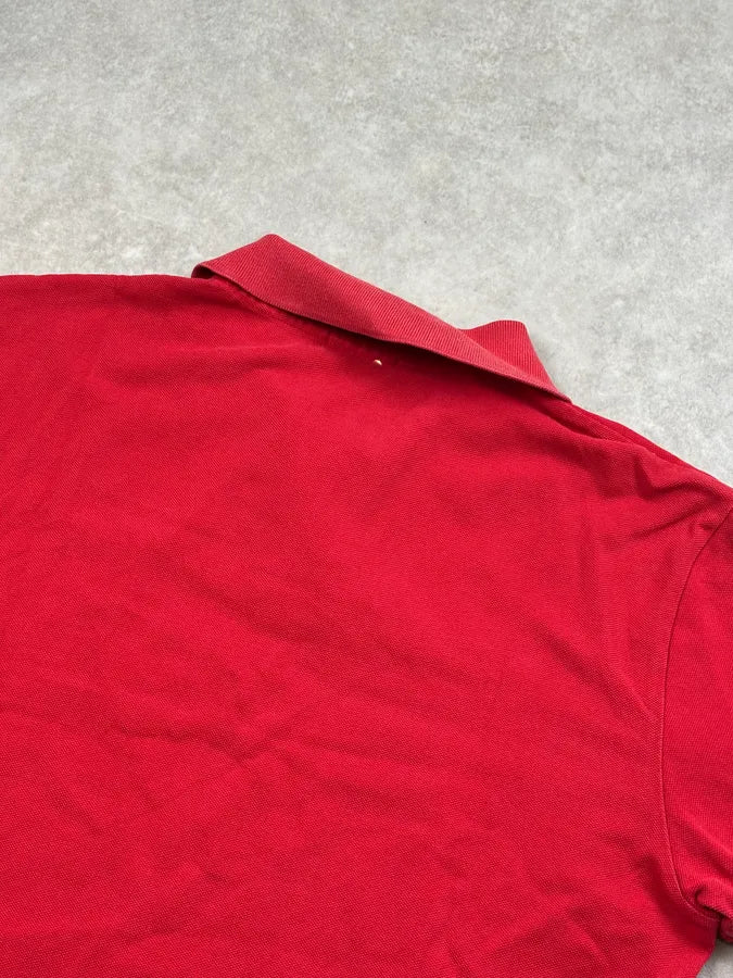 2000s Moncler Red Striped Polo Shirt DOBgpRM 5