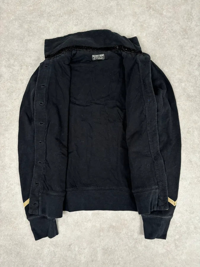 Ralph Lauren Black Military Officer Gold Button Jacket DARPXXK 6