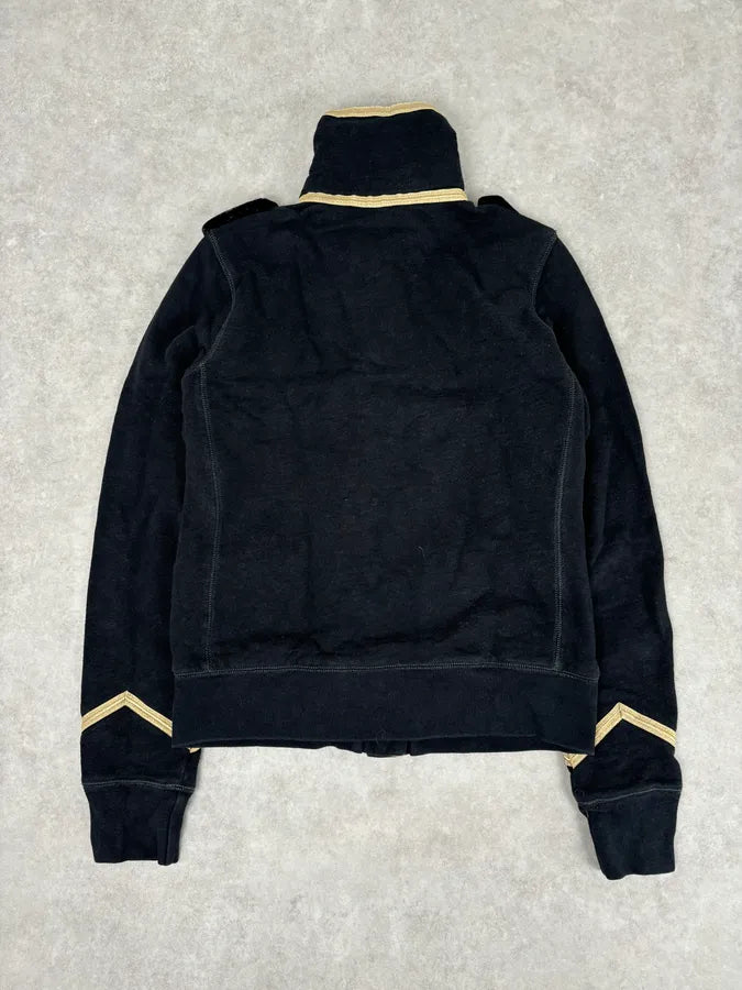 Ralph Lauren Black Military Officer Gold Button Jacket DARPXXK 4