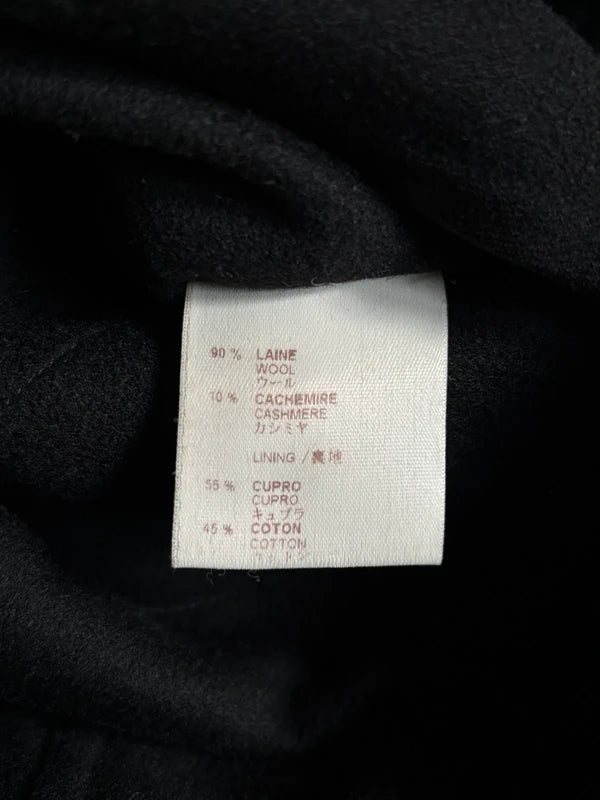 Louis Vuitton Black Elegant Cashmere & Wool Buttoned Jacket flTMhmE 9