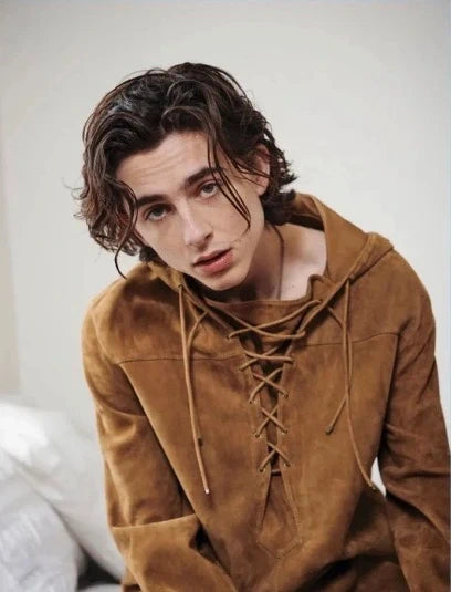 SS2018 Saint Laurent Brown Suede Leather Lace-Up Hooded Jacket WDaRnOH 1