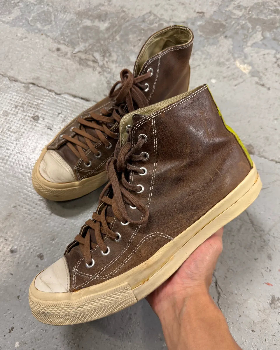 Visvim Brown Leather High Shoes yJfPWMf 0