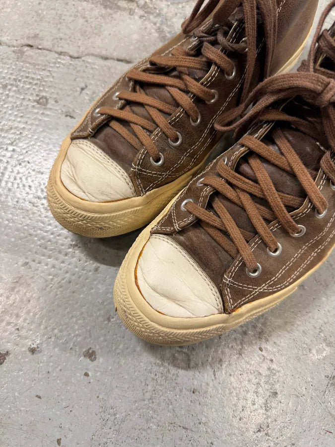 Visvim Brown Leather High Shoes yJfPWMf 2