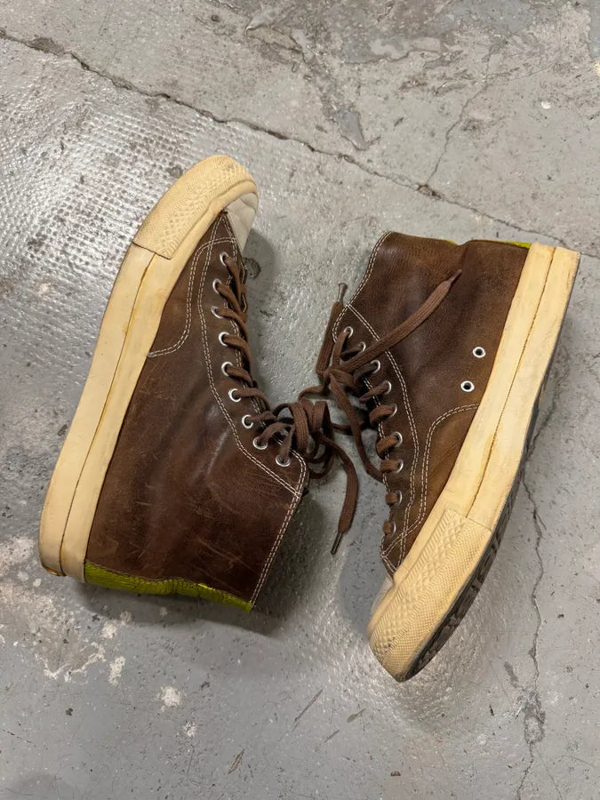 Visvim Brown Leather High Shoes yJfPWMf 3