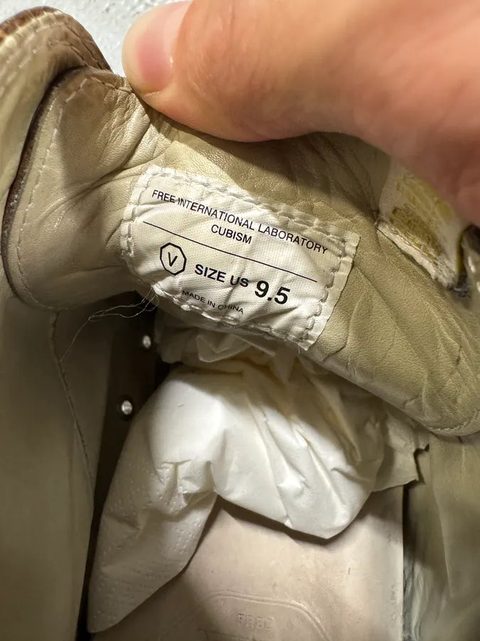 Visvim Brown Leather High Shoes yJfPWMf 7
