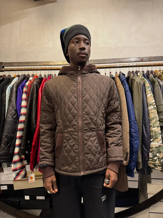 Visvim Green Quilted Hooded Jacket XwTwHEZ 1