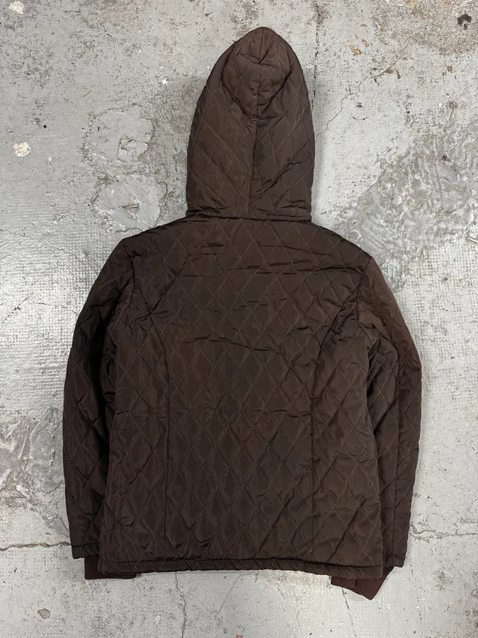 Visvim Green Quilted Hooded Jacket XwTwHEZ 3