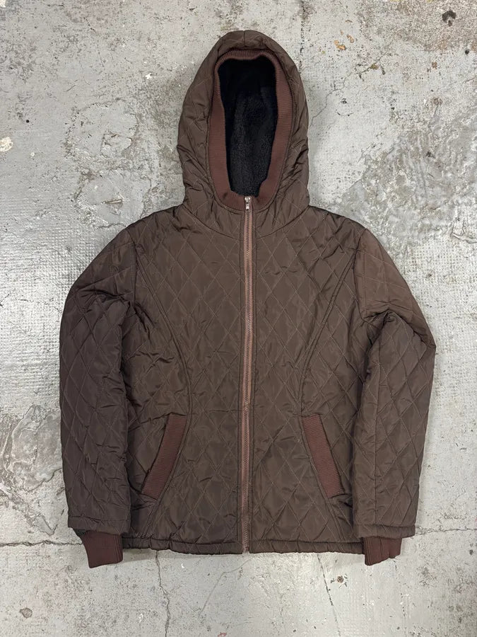 Visvim Green Quilted Hooded Jacket XwTwHEZ 0