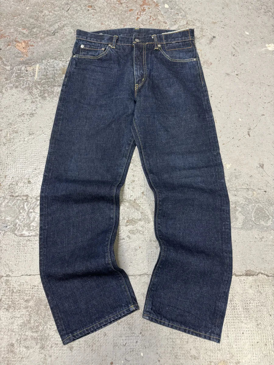 Visvim Premium Salvaged Navy Brut Regular Denim Jeans hSkhtzI 0