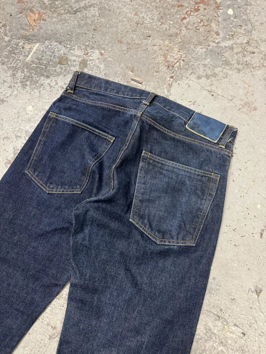 Visvim Premium Salvaged Navy Brut Regular Denim Jeans hSkhtzI 12