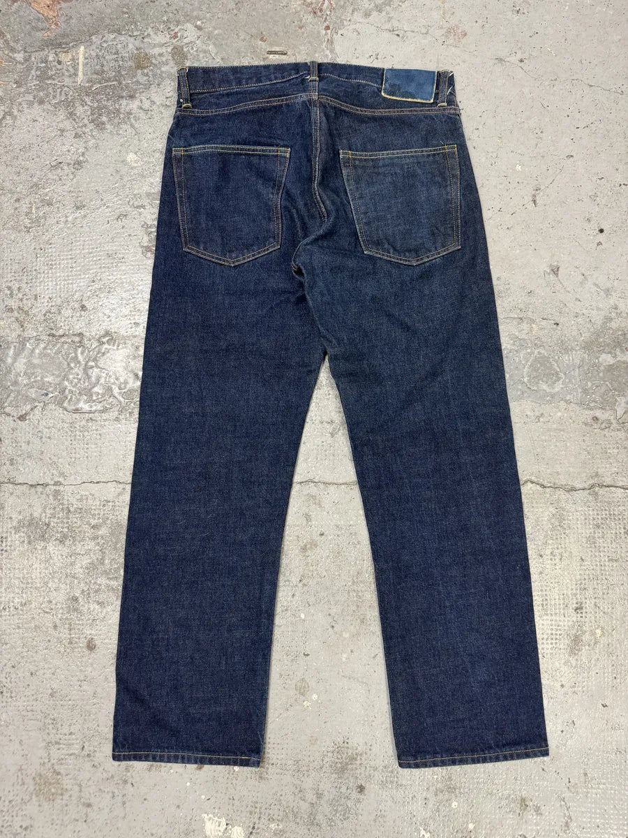 Visvim Premium Salvaged Navy Brut Regular Denim Jeans hSkhtzI 4