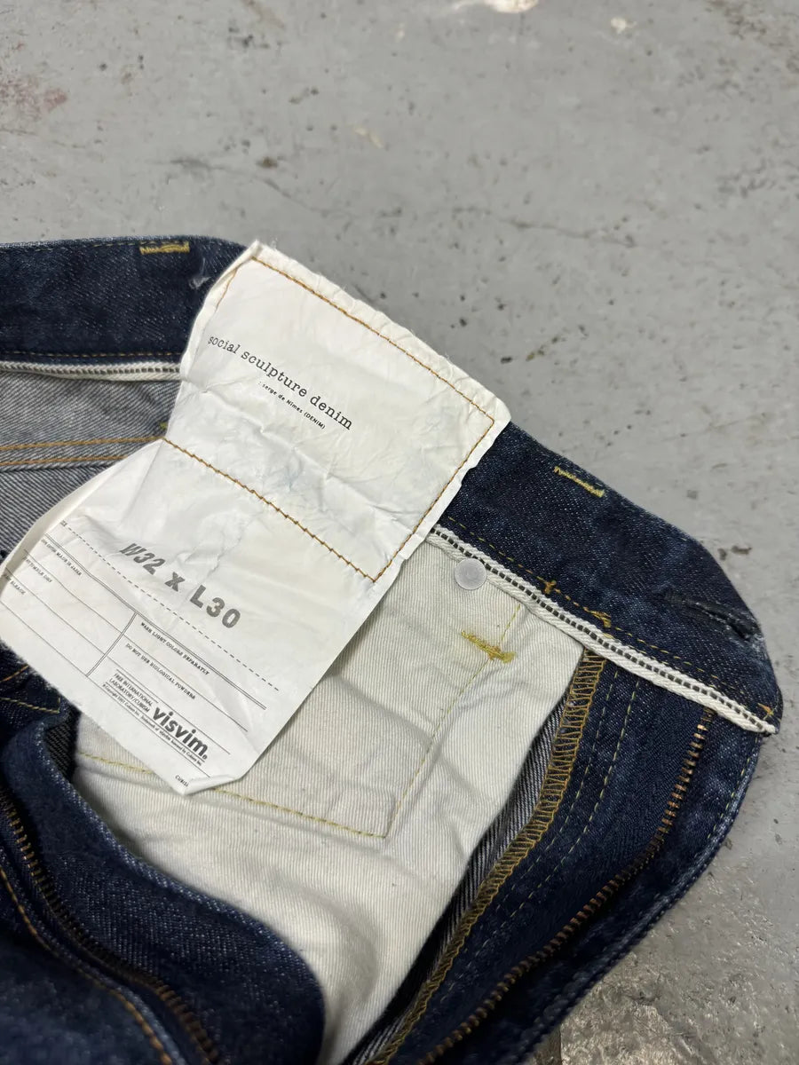 Visvim Premium Salvaged Navy Brut Regular Denim Jeans hSkhtzI 8