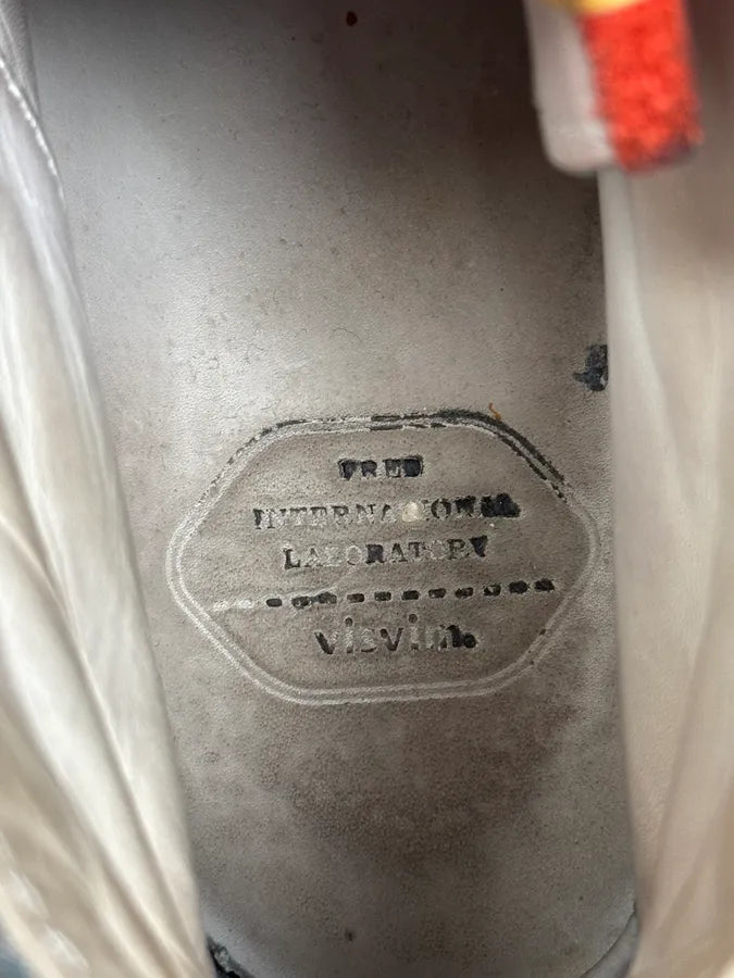 Visvim Skagway Navy Distressed Denim High Sneakers  RuLlFuu 7