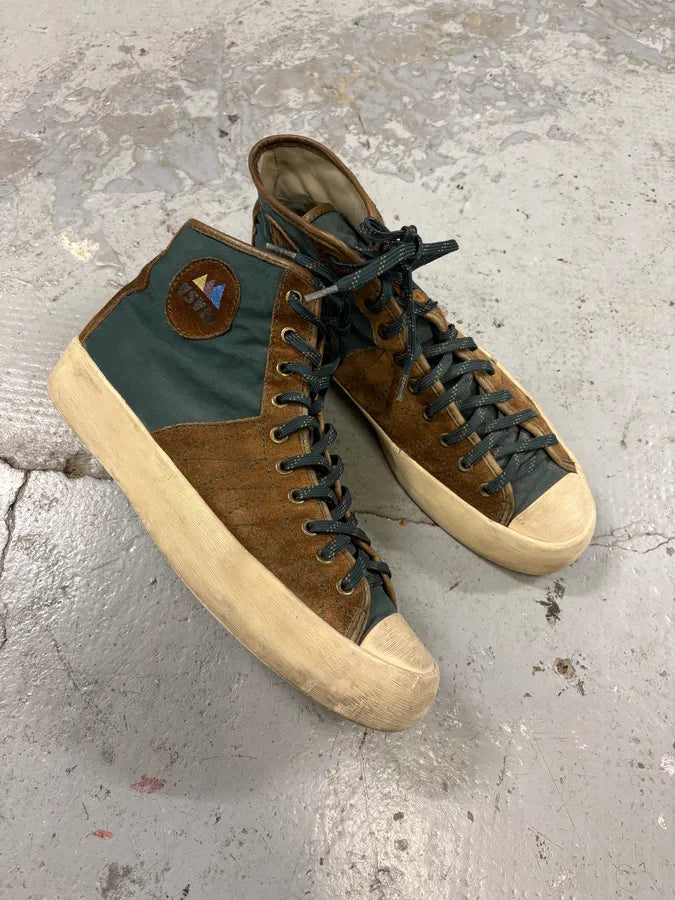 Visvim Sunnegga High Lamina Brown Shoes TnCtERl 4