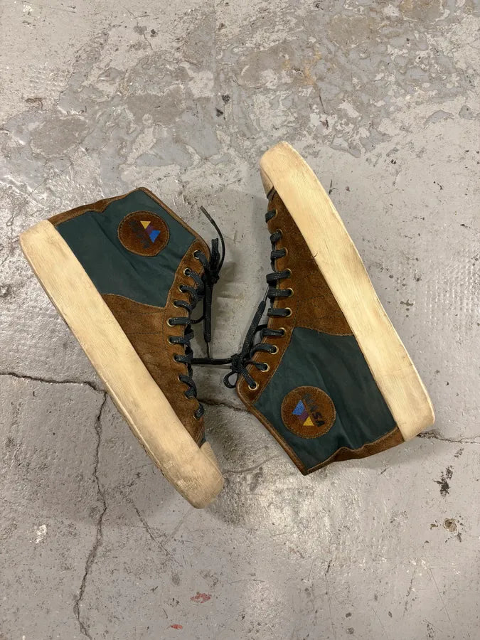 Visvim Sunnegga High Lamina Brown Shoes TnCtERl 5