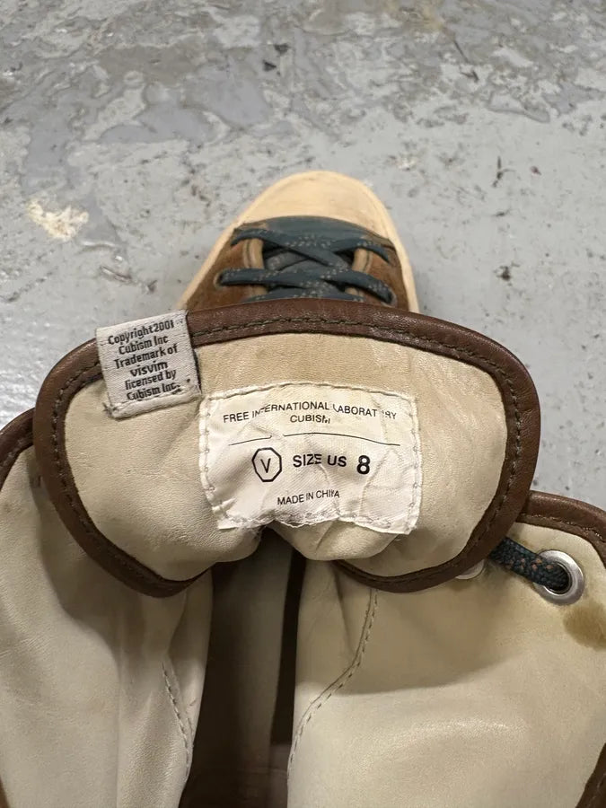 Visvim Sunnegga High Lamina Brown Shoes (41eu/us8) TnCtERl 8