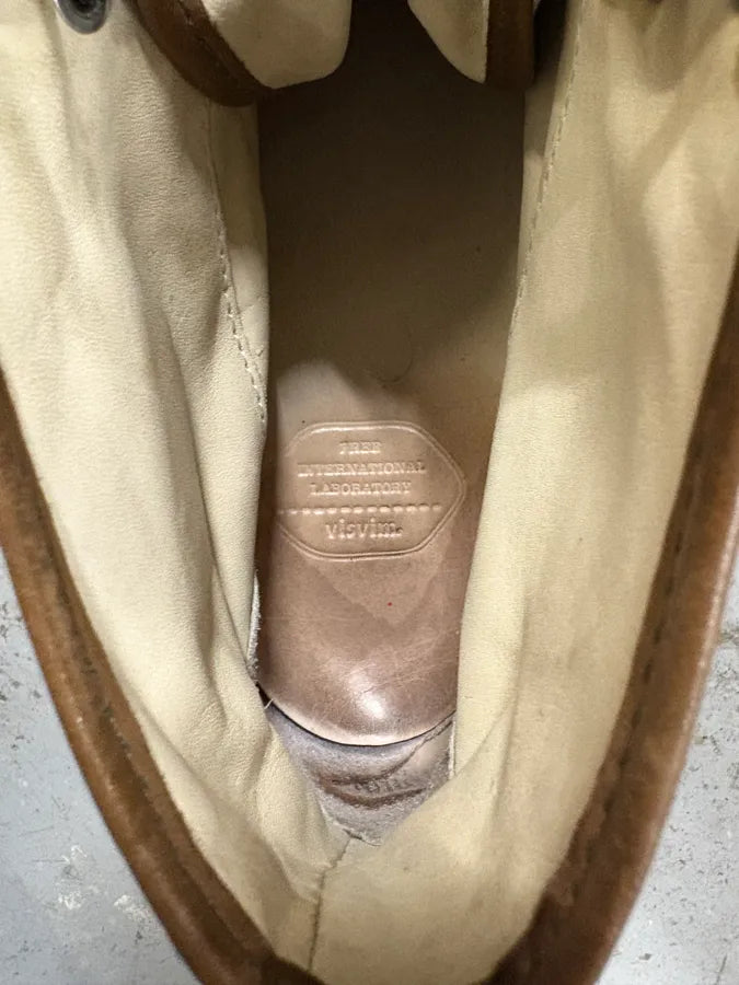 Visvim Sunnegga High Lamina Brown Shoes TnCtERl 9