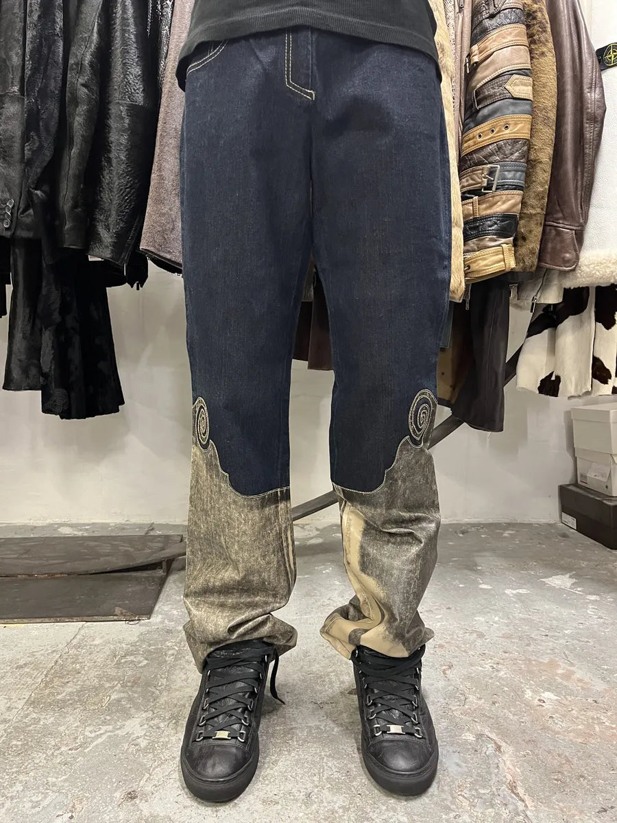 Vivienne Tam Spirical Cavalier Jeans (S) zKtUzmL 2